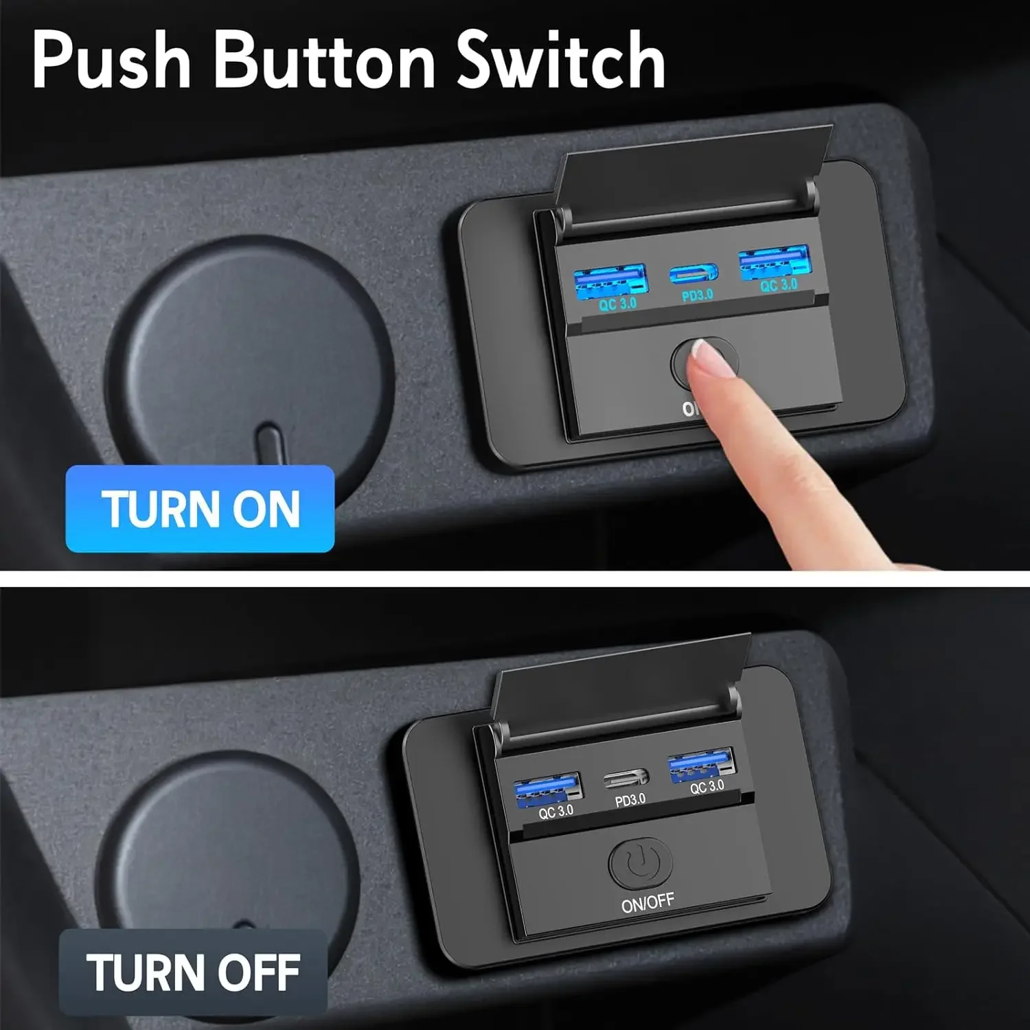 12V USB Outlet Panel Wall Moun – Car Accessories Qc recenzja i cena