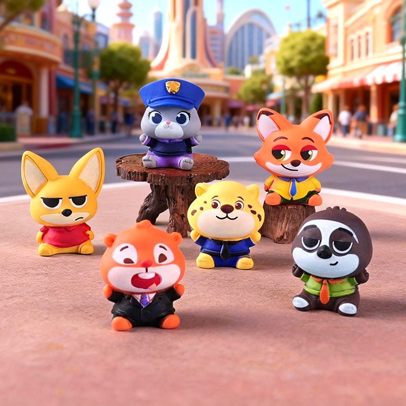 Zootopia resin small figurine  – Car Accessories For Dashboard recenzja i cena