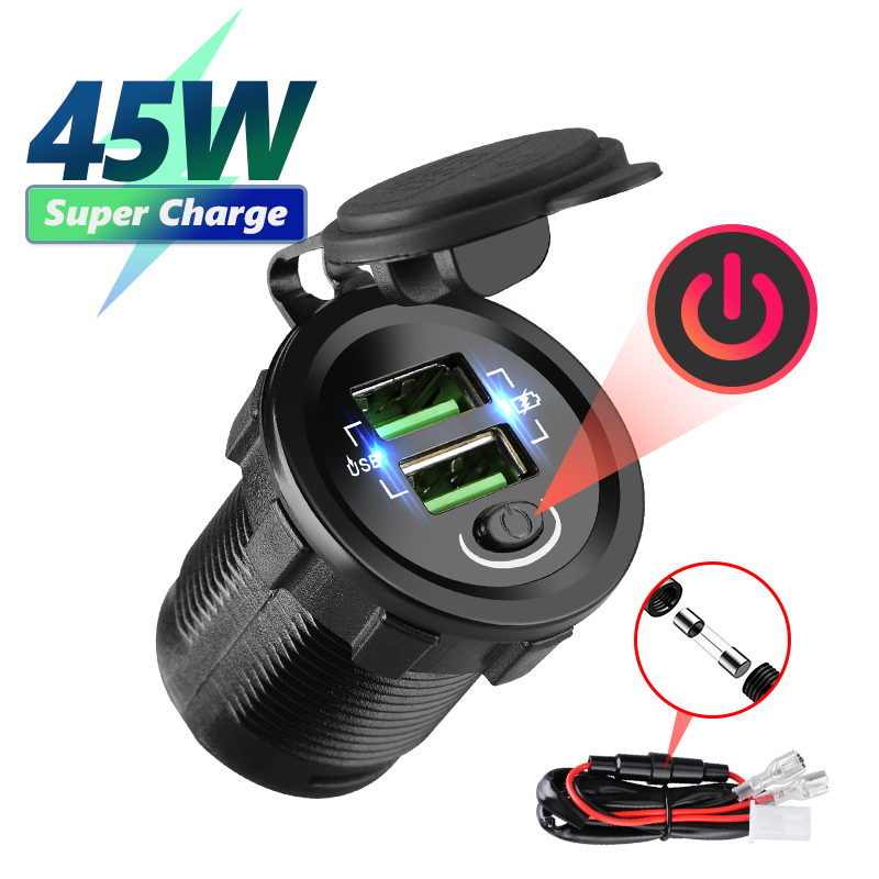 QC3.0 36W Car Usb Charger Auto – Car Accessories Qc recenzja i cena