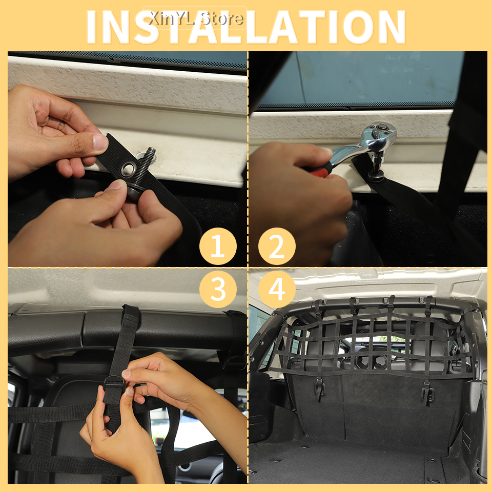 Car Rear Seat Trunk Isolation  – Car Cargo Net Trunk recenzja i cena