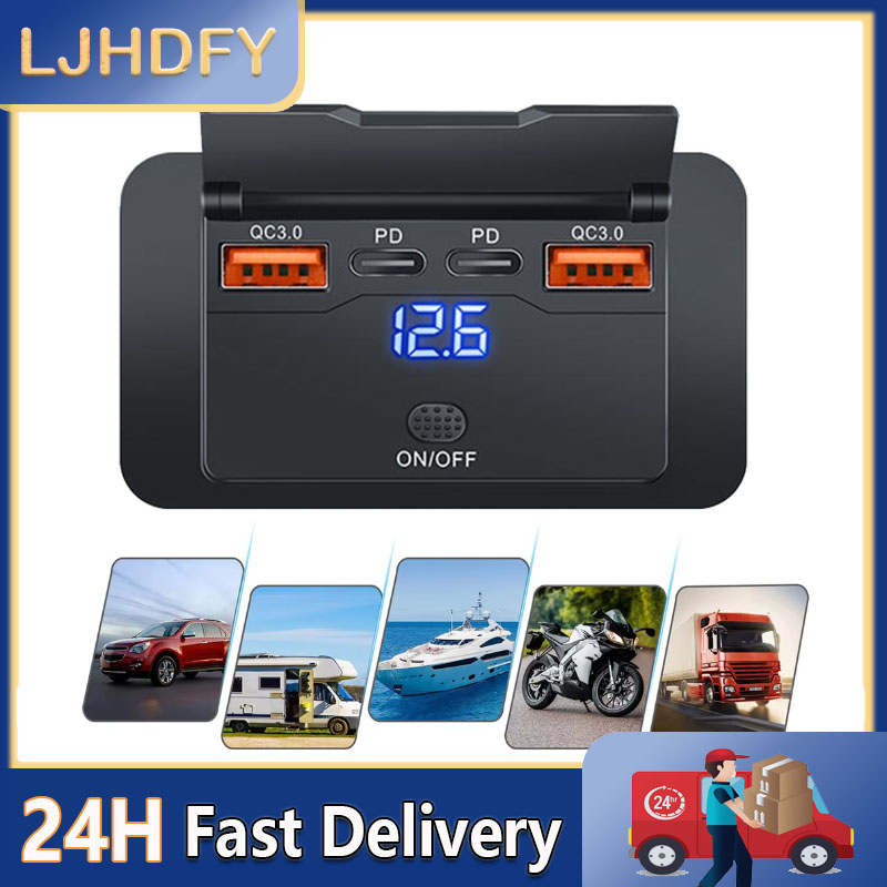 4 Ports Dual PD Dual QC 3.0 US – Car Accessories Qc recenzja i cena