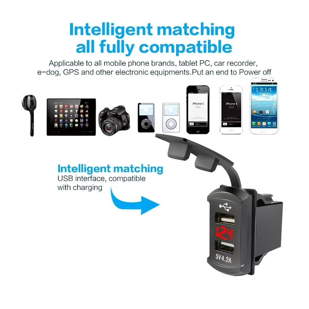 Dual USB Car Socket Charger Vo – Car Accessories Qc recenzja i cena