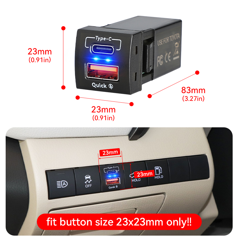 48W Fast Charger QC3.0 USB Typ – Car Accessories Qc recenzja i cena
