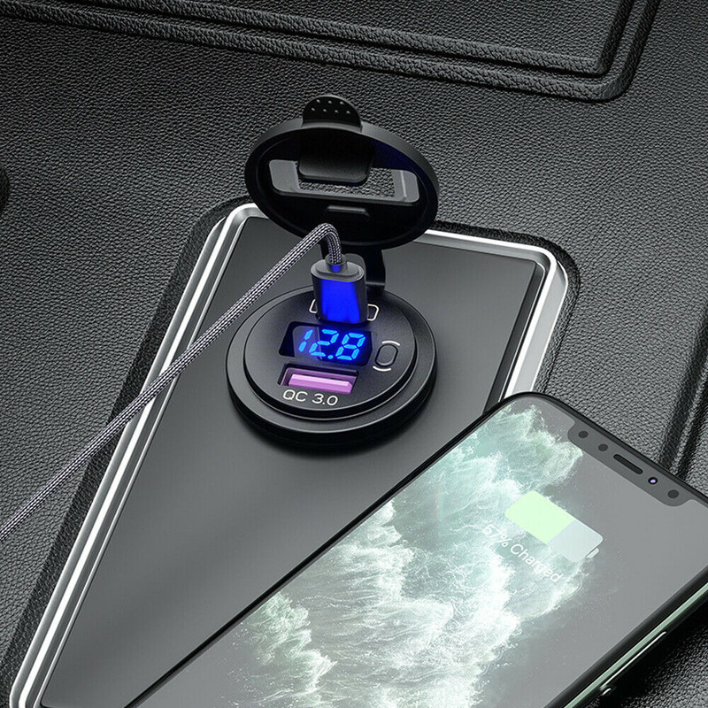 Portable QC 3.0+ PD Dual USB F – Car Accessories Qc recenzja i cena