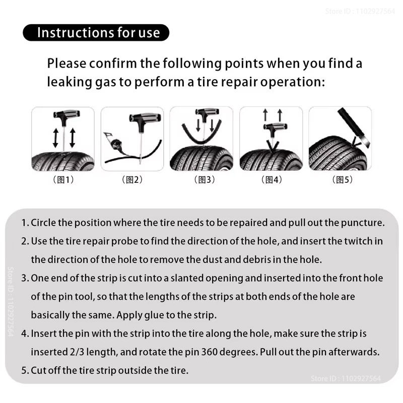 New Car Tire Repair Kit Punctu – Car Emergency Tool Kit recenzja i cena