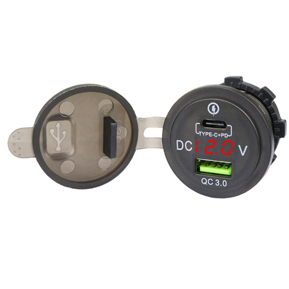 LED Outlet QC 3.0 Socket Voltm – Car Accessories Qc recenzja i cena