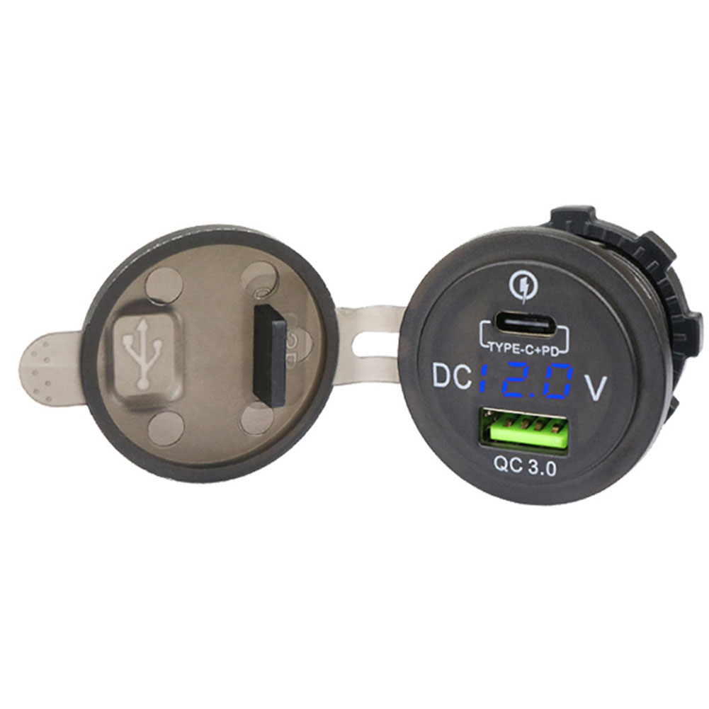 LED Outlet QC 3.0 Socket Voltm – Car Accessories Qc recenzja i cena