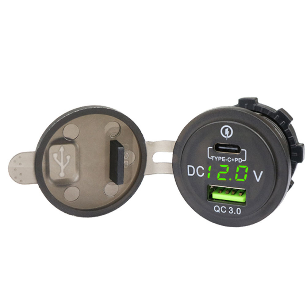 LED Outlet QC 3.0 Socket Voltm – Car Accessories Qc recenzja i cena