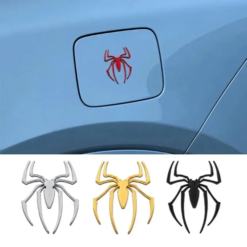 3D metal car stickers, spider  – Car Accessories Logo recenzja i cena