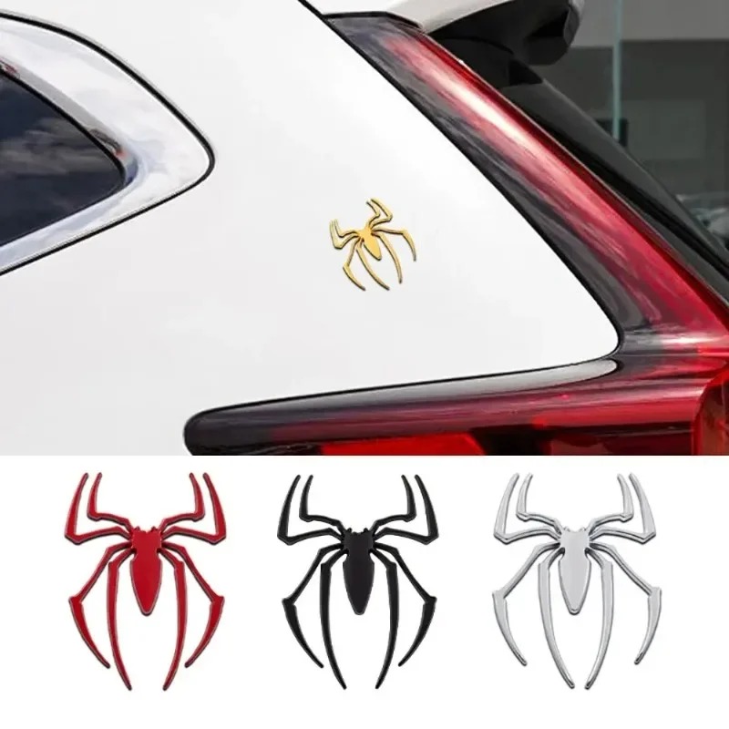3D metal car stickers, spider  – Car Accessories Logo recenzja i cena