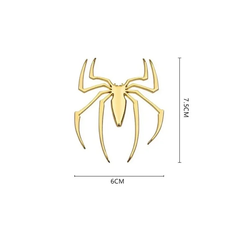 3D metal car stickers, spider  – Car Accessories Logo recenzja i cena