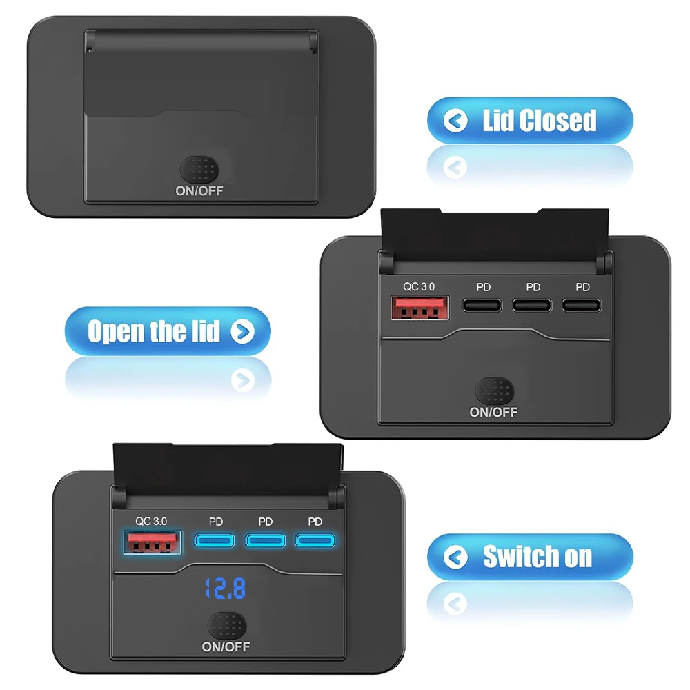 Three PD & QC 3.0 USB Car Char – Car Accessories Qc recenzja i cena