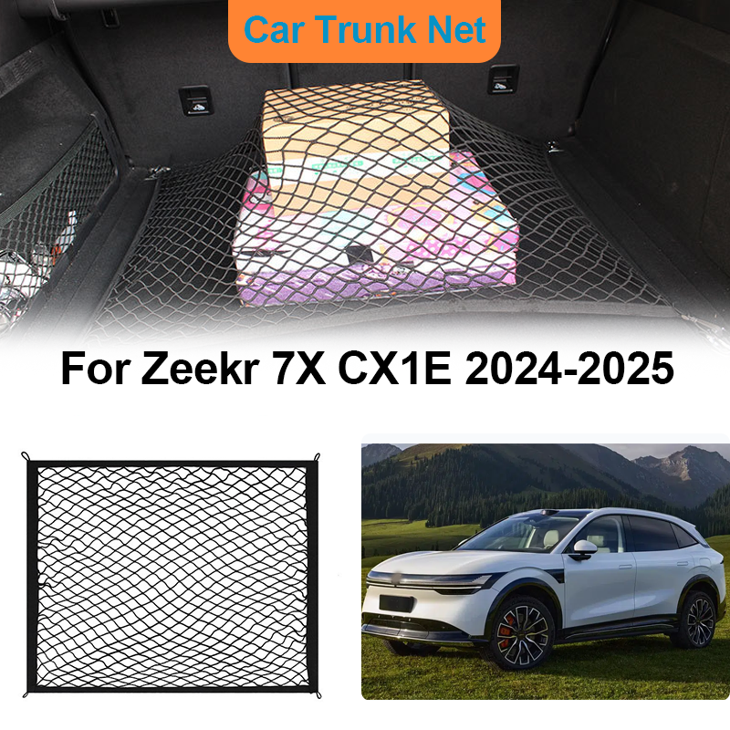 For Zeekr 7X CX1E 2024-2025 Ca – Car Cargo Net Trunk recenzja i cena