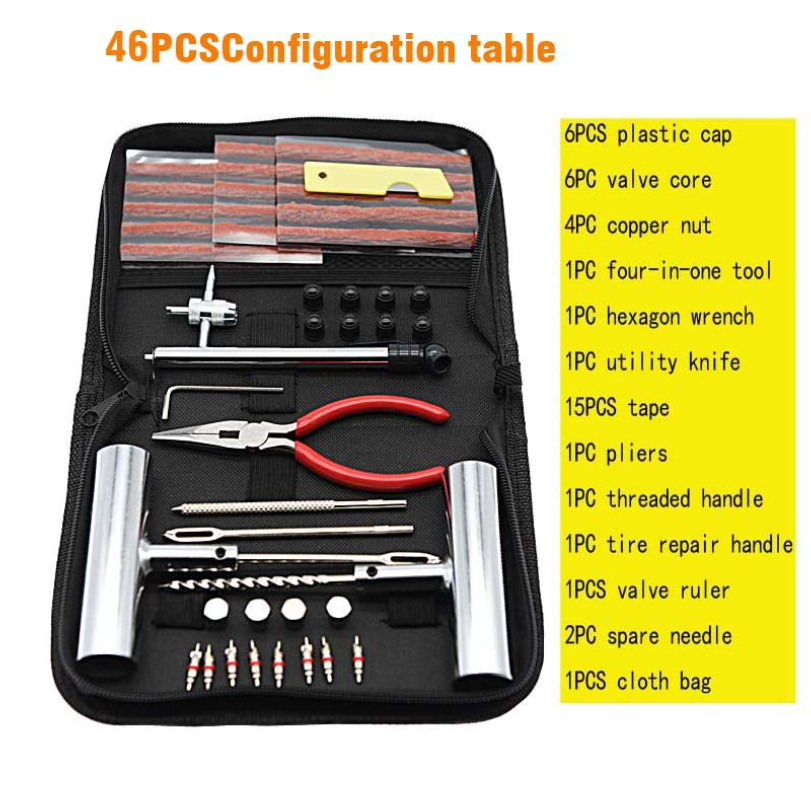 Motorcycle Tire Repair Kit car – Car Emergency Tool Kit recenzja i cena