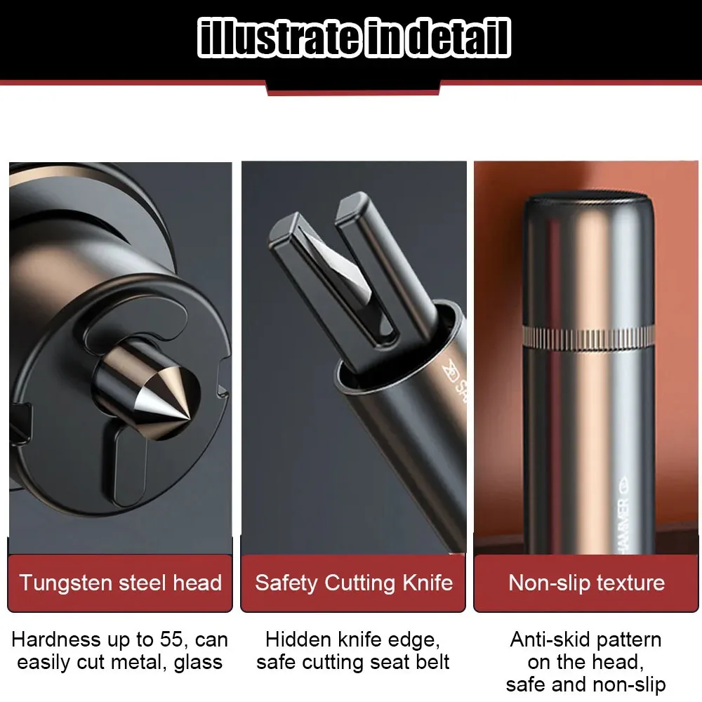 2 in 1 Car Safety Hammer Emerg – Car Emergency Tool Kit recenzja i cena