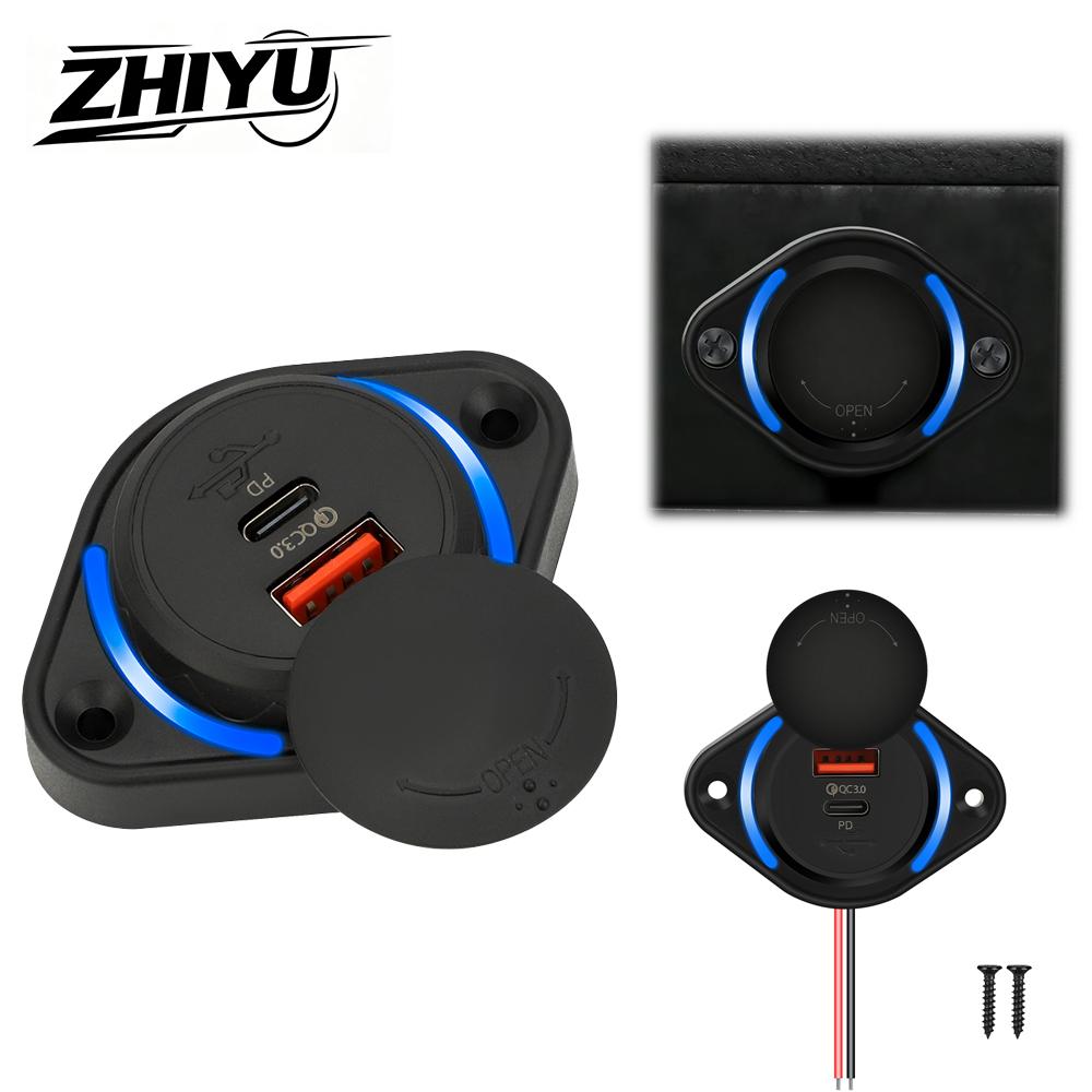 ZHIYU QC 3.0 Dual USB Charger  – Car Accessories Qc recenzja i cena