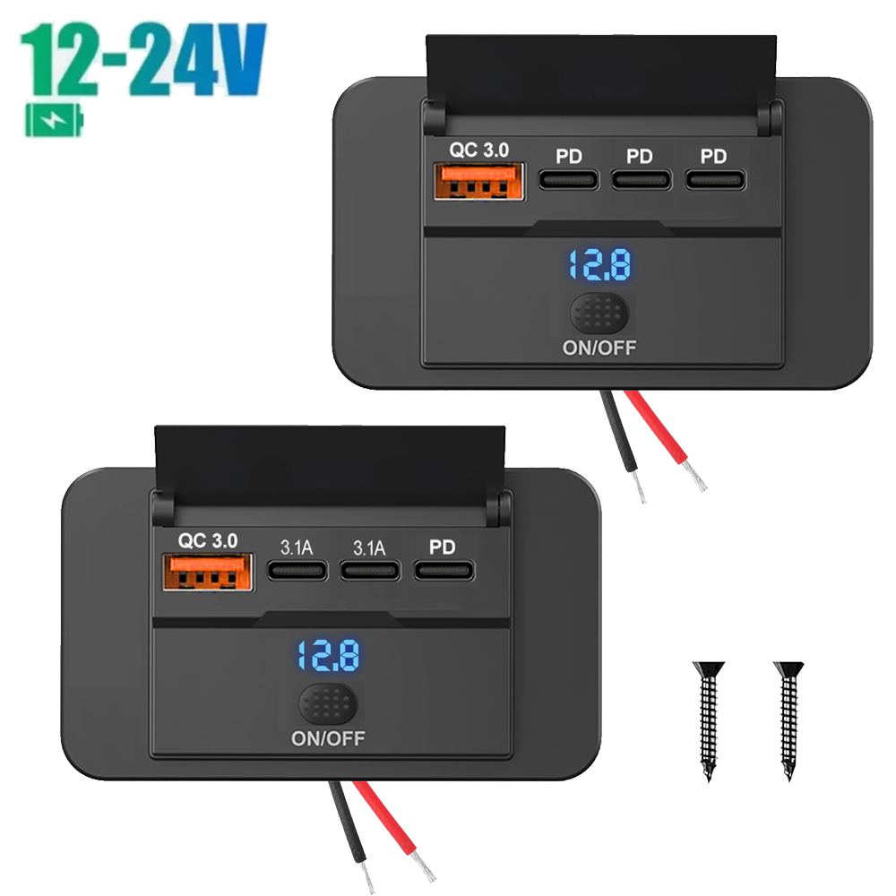 2025 4 Ports 12V RV USB Outlet – Car Accessories Qc recenzja i cena