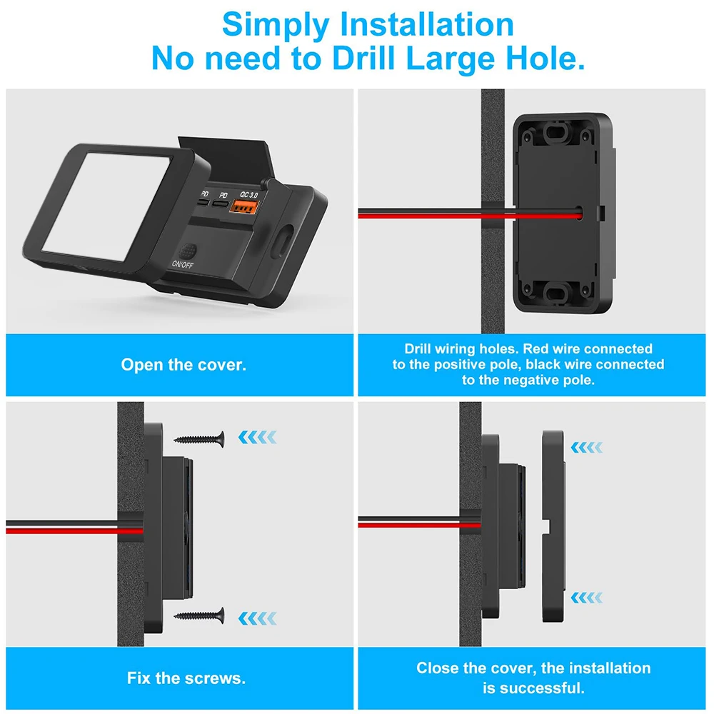 2025 4 Ports 12V RV USB Outlet – Car Accessories Qc recenzja i cena