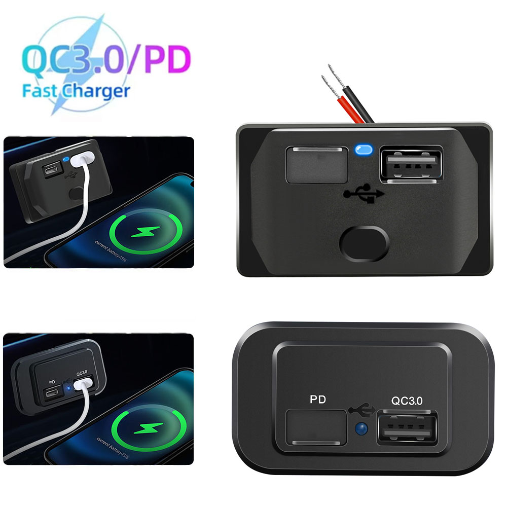 12V-24V USB Fast Car Charger O – Car Accessories Qc recenzja i cena