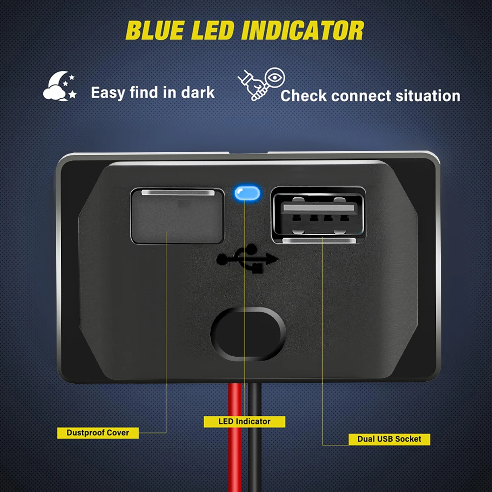 12V-24V USB Fast Car Charger O – Car Accessories Qc recenzja i cena