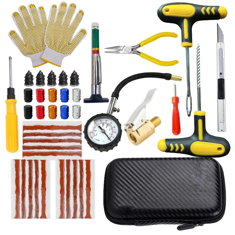 Car Motorcycle Tire Repair Kit – Car Emergency Tool Kit recenzja i cena