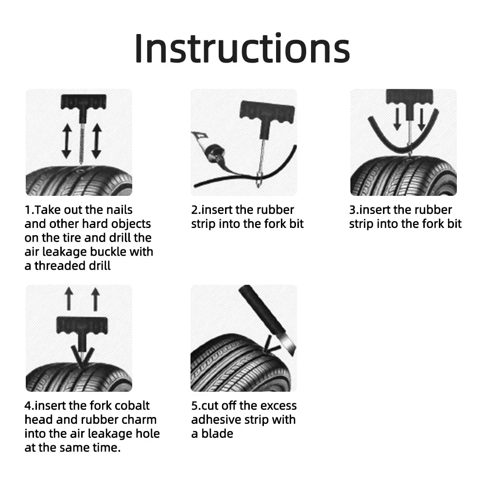 Car Motorcycle Tire Repair Kit – Car Emergency Tool Kit recenzja i cena