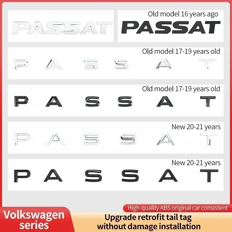 1Pcs ABS Car Logo Letter Stick – Car Accessories Logo recenzja i cena
