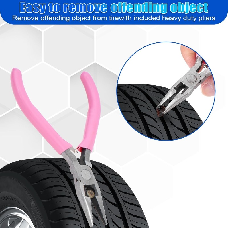 Tire Repair Rubber Nail Tool S – Car Emergency Tool Kit recenzja i cena