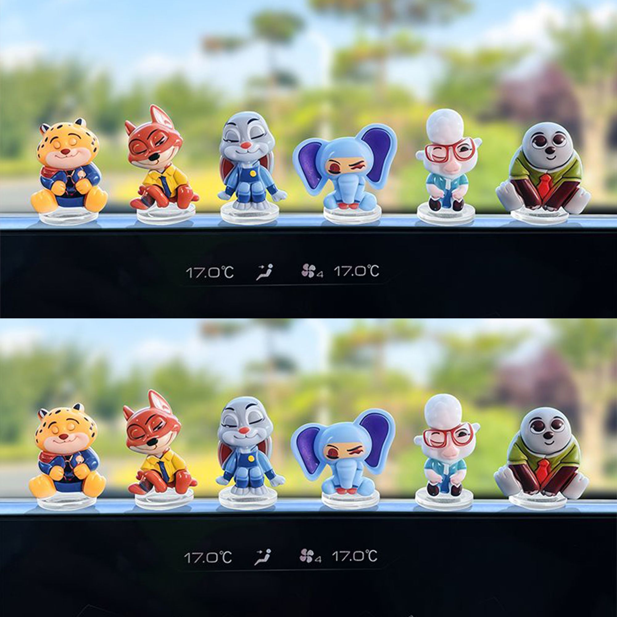 Zootopia cartoon car ornament  – Car Accessories For Dashboard recenzja i cena