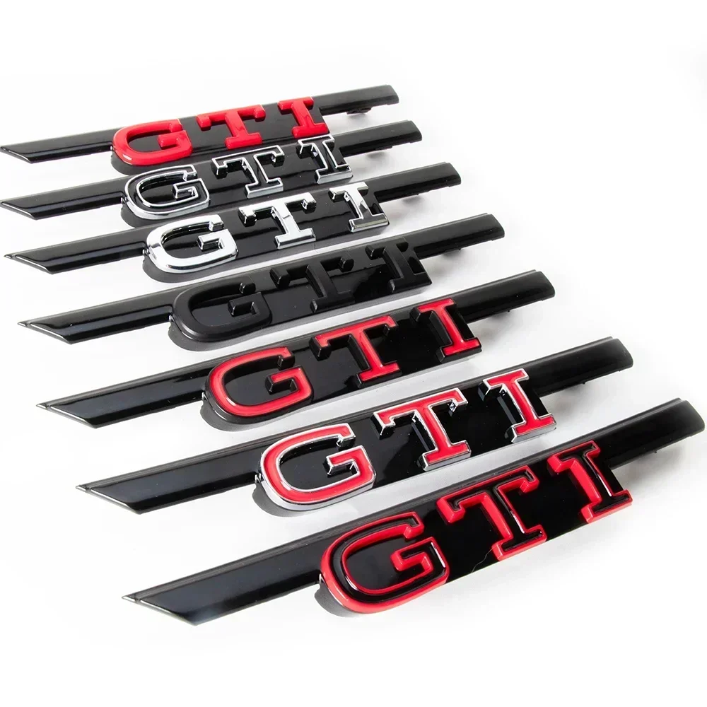 1pc Black/Red 3D ABS GTI lette – Car Accessories Logo recenzja i cena