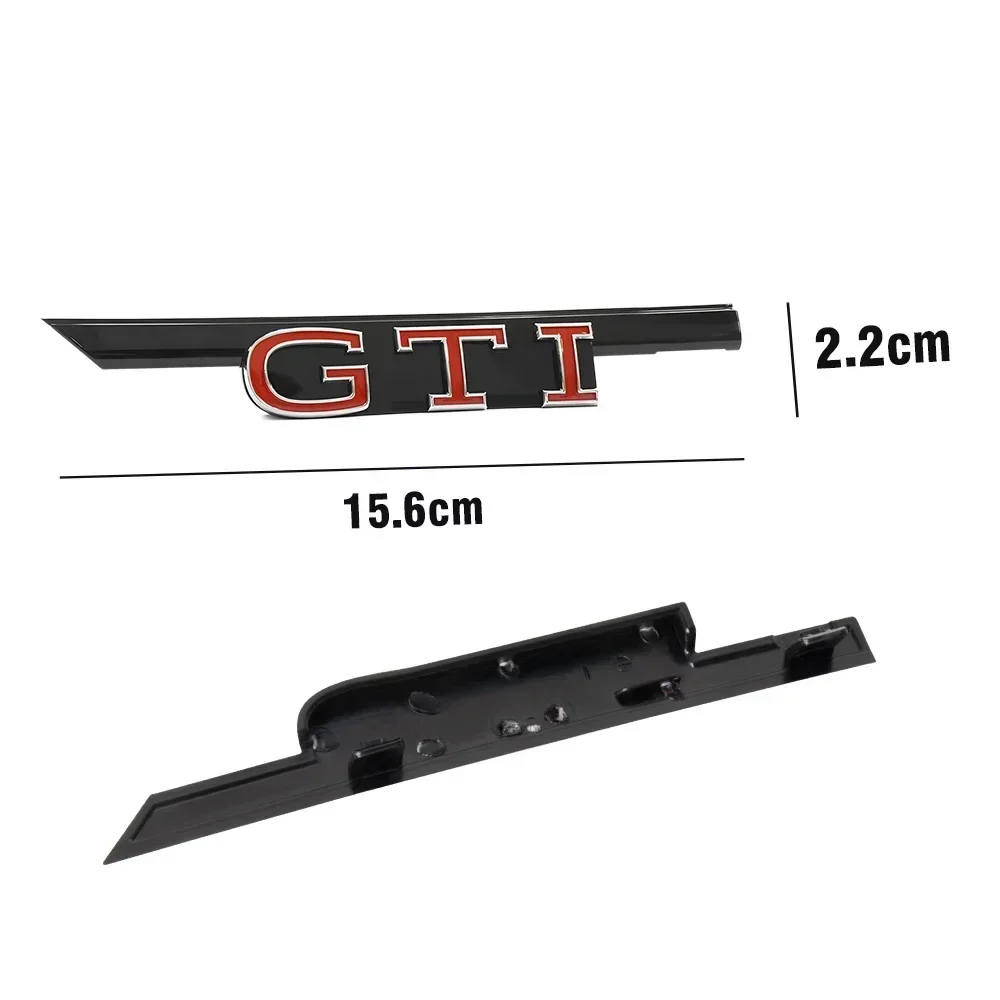 1pc Black/Red 3D ABS GTI lette – Car Accessories Logo recenzja i cena