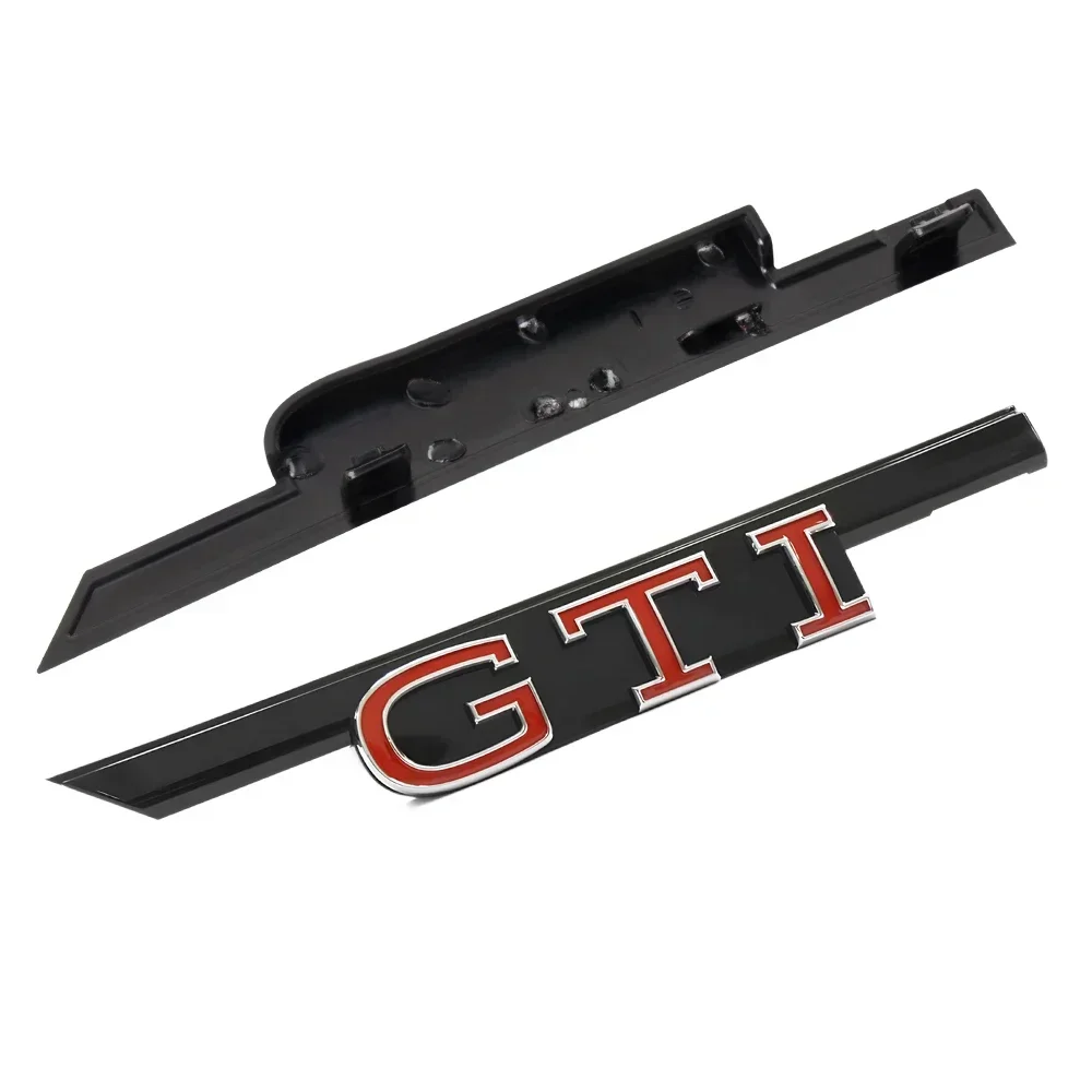 1pc Black/Red 3D ABS GTI lette – Car Accessories Logo recenzja i cena