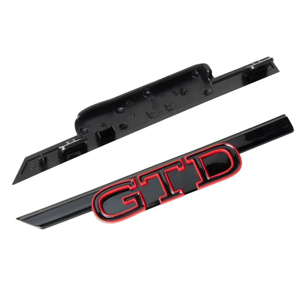 1pc Black/Red 3D ABS GTI lette – Car Accessories Logo recenzja i cena