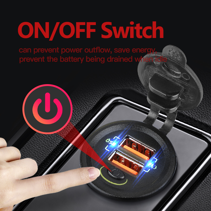 QC3.0 36W Car Usb Charger Auto – Car Accessories Qc recenzja i cena