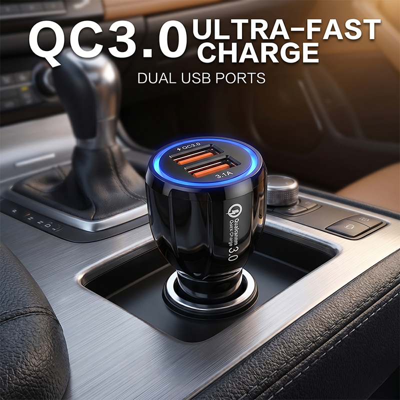 Universal Car Charger Dual USB – Car Accessories Qc recenzja i cena