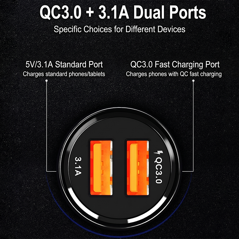 Universal Car Charger Dual USB – Car Accessories Qc recenzja i cena
