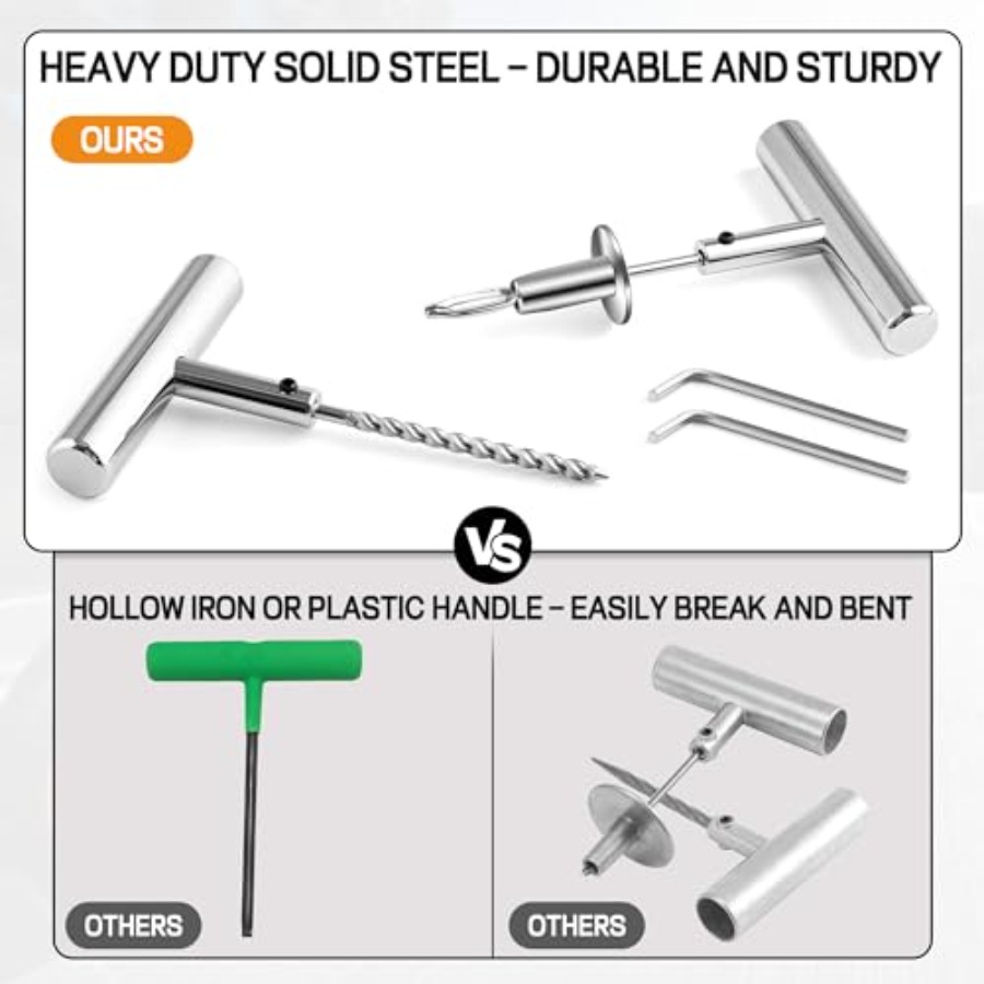 Solid Stainl Steel Tire Repair – Car Emergency Tool Kit recenzja i cena