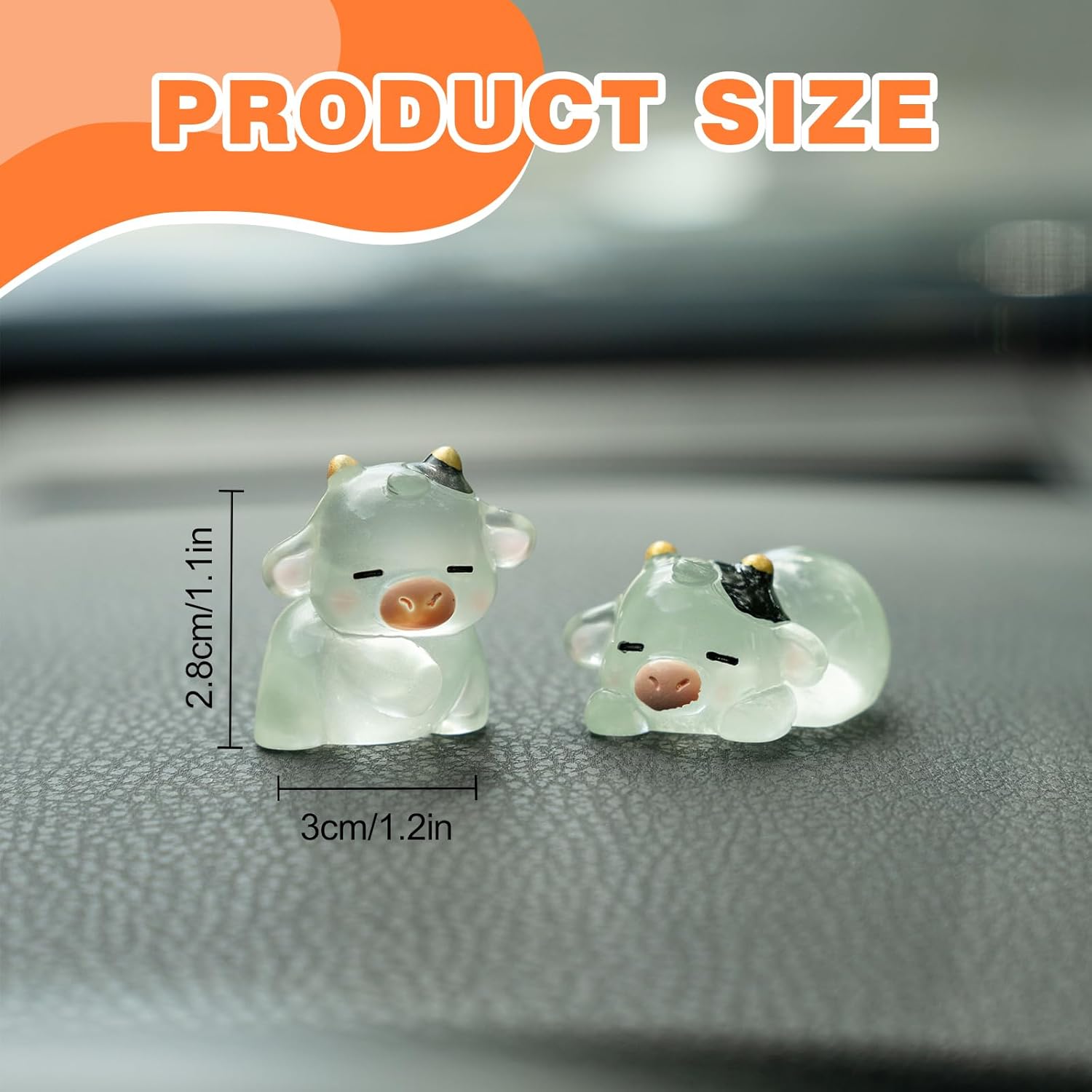 Luminous Cow Car Dashboard Dec – Car Accessories For Dashboard recenzja i cena